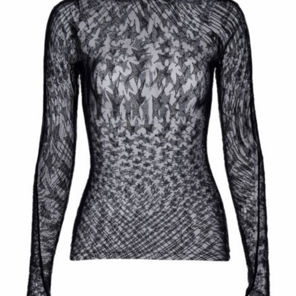 MUGLER X HM
Rhinestone-embellished Mesh Top - Picture 2 of 4